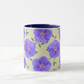 Mug Fleur bleue botanique d'été doux (Centre)