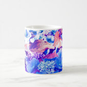 Mug Fleur bleue d'hortensia pour le jour de mères (Centre)