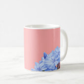 Mug Fleur bleue Mogra (Devant droit)