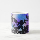 Mug Fleur bleue personnalisée Design Café Mug, Coupe (Centre)