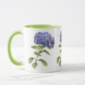 Mug Fleur Blue Hydrangea (Gauche)