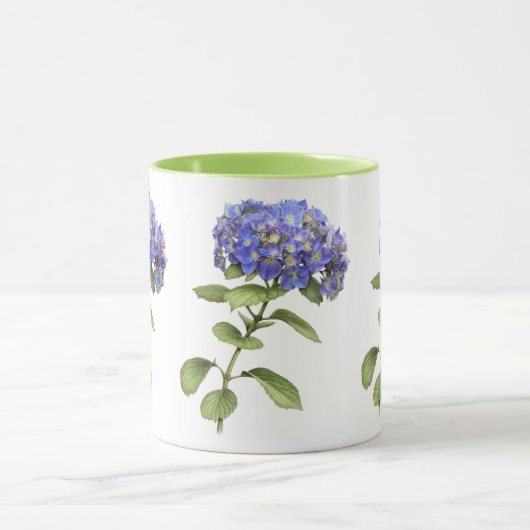 Mug Fleur Blue Hydrangea (Centre)