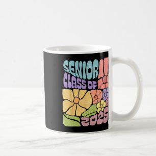Mug Fleur Boho Cl de 2025 Senior 2025 Diplômé 25 Retou