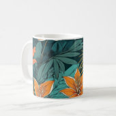 Mug Fleur Botanique Tropicale Exotique (Devant gauche)