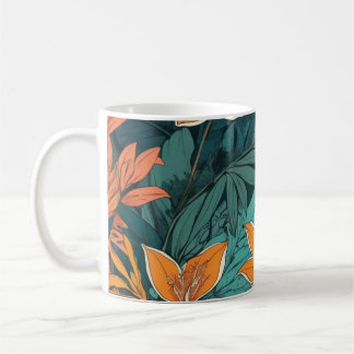 Mug Fleur Botanique Tropicale Exotique