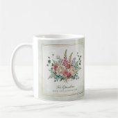 Mug Fleur Botanique Vintage Mamie (Gauche)