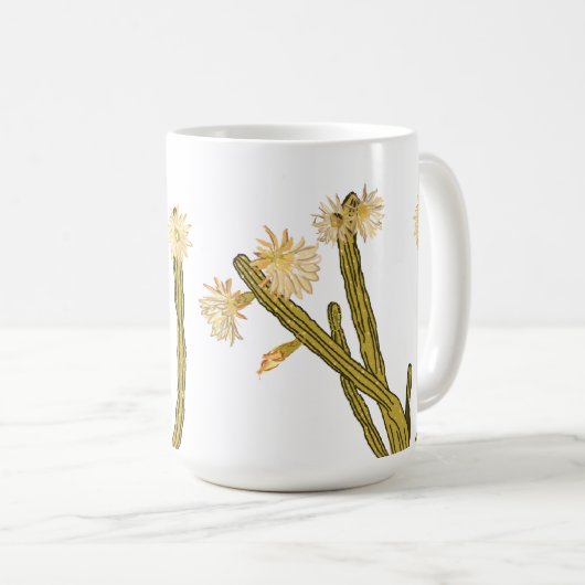 Mug Fleur Cactus (Devant droit)