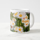 Mug Fleur Chamomile, Cadeau Anniversaire Soyez Heu (Devant droit)
