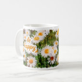 Mug Fleur Chamomile, Cadeau Anniversaire Soyez Heu (Devant gauche)