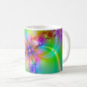 Mug Fleur colorée avec des rubans (Devant droit)