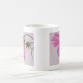 Mug Fleur Cosmo rose texturée (Centre)