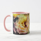Mug Fleur d'abeilles et de Roses personnalisée (Gauche)
