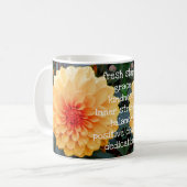 Mug Fleur Dahlia Jaune (Devant gauche)
