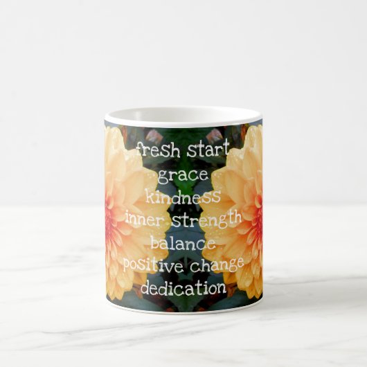 Mug Fleur Dahlia Jaune (Centre)