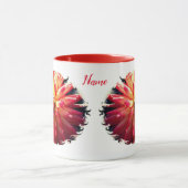 Mug Fleur Dahlia vibrante Personnalisée (Centre)