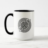 Mug Fleur dans le mandala (Gauche)