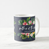 Mug Fleur d'aquarelle de la mariée (Devant droit)