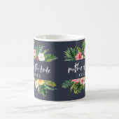 Mug Fleur d'aquarelle de la mariée (Centre)