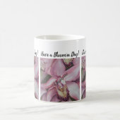 Mug Fleur d'aquarelle d'orchidée rose (Centre)