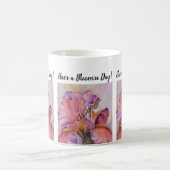 Mug Fleur d'aquarelle rose Iris (Centre)