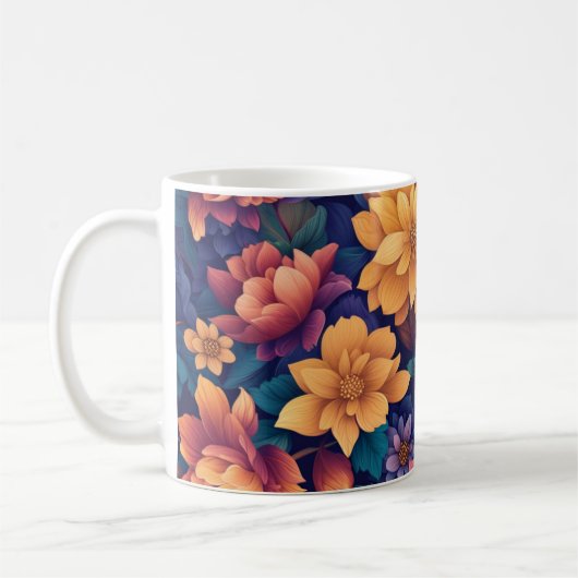 Mug Fleur d'automne (Gauche)