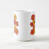 Mug Fleur d'automne Fantôme d'Halloween (Centre)