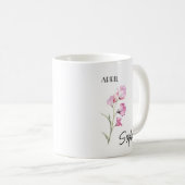 Mug Fleur d'avril personnalisée (Devant droit)