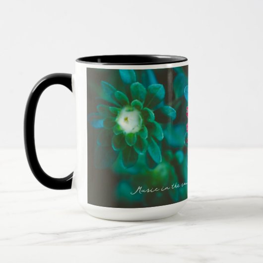Mug Fleur de aster rouge (Gauche)