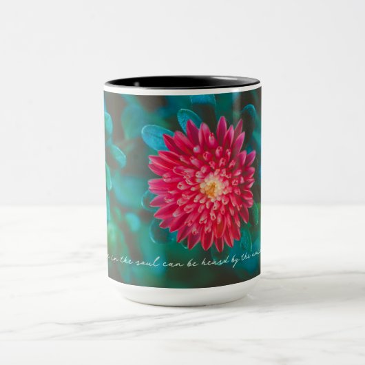 Mug Fleur de aster rouge (Centre)