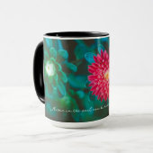 Mug Fleur de aster rouge (Devant gauche)