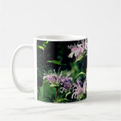 Mug Fleur de baume d'abeille violet personnalisée (Gauche)