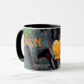 Mug Fleur de cactus à poires orange (Devant gauche)