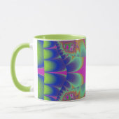 Mug Fleur de cactus fractale (Gauche)