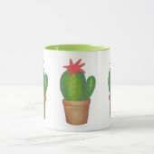 Mug Fleur de cactus vert Fleur Cactus Jardin Musique (Centre)