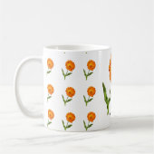 Mug - Fleur de Calendula orange (Gauche)