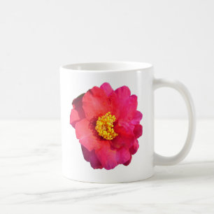Mug fleur de camélia rose