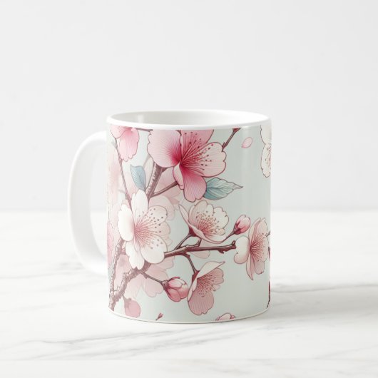 Mug Fleur de Cerisier (Devant gauche)