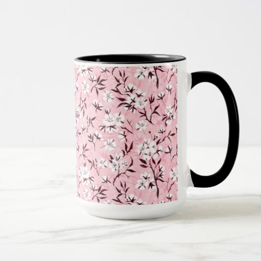 Mug Fleur de cerisier blanc (Droite)