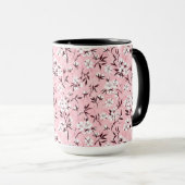Mug Fleur de cerisier blanc (Devant droit)