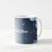 Mug Fleur de cerisier bleu (Devant droit)