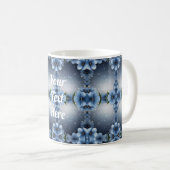 Mug Fleur de cerisier bleu (Devant droit)
