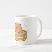 Mug Fleur de Cerisier Capybara Sakura Onsen Mignon (Devant droit)
