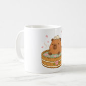 Mug Fleur de Cerisier Capybara Sakura Onsen Mignon (Devant gauche)