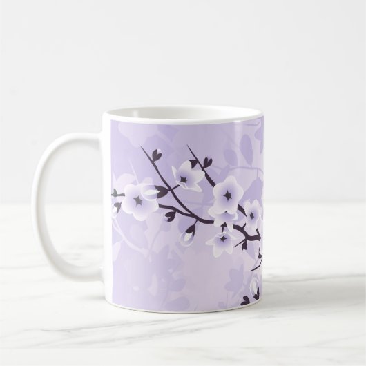 Mug Fleur de cerisier pourpre (Gauche)