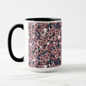 Mug Fleur de cerisier rose et bleu (Gauche)