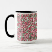 Mug Fleur de cerisier rose et menthe (Gauche)