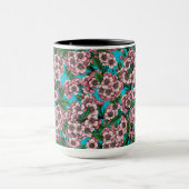 Mug Fleur de cerisier sur bleu (Centre)