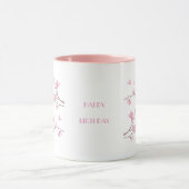Mug Fleur de cerisiers - ANNIVERSAIRE TRANSPARENT-HEUR (Centre)