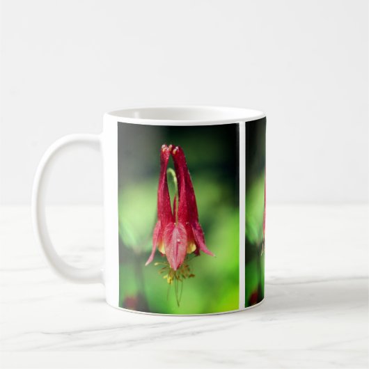 Mug Fleur de colonne rouge sauvage (Gauche)
