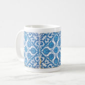 Mug Fleur de Cornflower Delft bleu et blanc (Devant gauche)